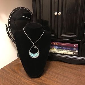 Resin Wire Wrapped Necklace